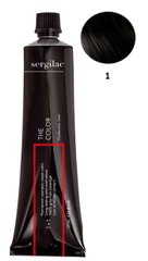 Крем-фарба для волосся SERGILAC №1 чорний 120 мл
