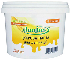 Професійна цукрова паста для депіляції в домашніх умовах "Мед" Danins Home Sugar Paste Honey 500 г