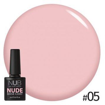 Каучукова основа під гель-лак 05 Base Coat NUDE NUB 8 мл