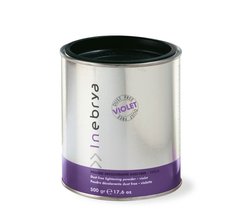 Пудра обесцвечивающая фиолетовая без пыли 500 г INEBRYA