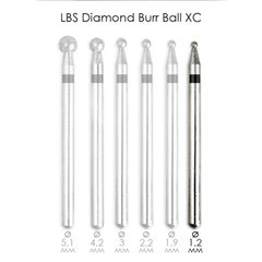 Фреза алмазная Diamond Burr Ball XC d=1,2мм LBS
