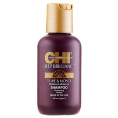 Зволожувальний шампунь для пошкодженого волосся CHI Deep Brilliance Olive & Monoi Optimum Moisture Shampo 59 мл