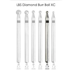 Фреза алмазная Diamond Burr Ball XC d=1,9мм LBS