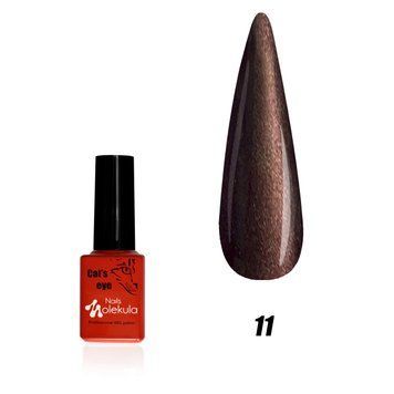 Гель-лак Котяче око №11 Nails Molekula 12 мл