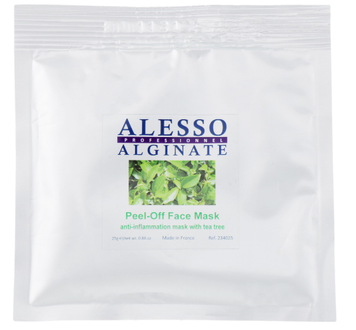 Маска&nbsp;альгінатна&nbsp;протизапальна&nbsp;Alginate Anti-Inflammation Peel-Off Face Mask With Tea Tree ALESSO 25 г