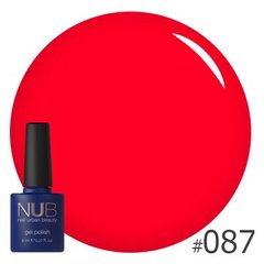 Гель-лак для нігтів NUB 087 Classical Red 8 мл