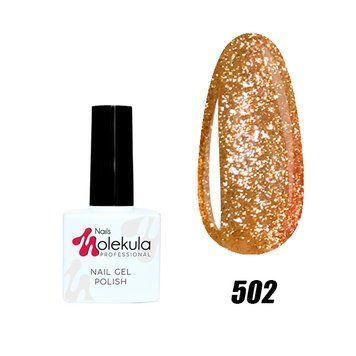 Гель-лак Diamond №502 золотий перламутр Nails Molekula 11 мл