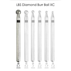 Фреза алмазная Diamond Burr Ball XC d=5,1мм LBS