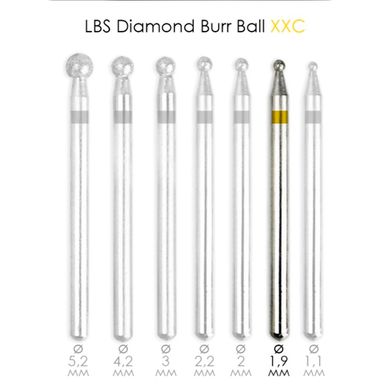 Фреза алмазна Diamond Burr Ball XXC d = 1,9мм LBS