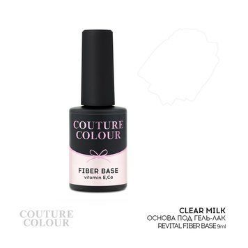 Основа під гель-лак Naomi Couture Colour Revital Fiber Base & Clear Milk 9 мл