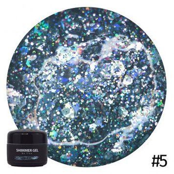 Гель для дизайну Shimer Gel 05 зелений NUB 5 г