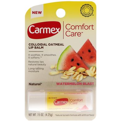Бальзам для губ Carmex з екстрактом вівсянки і ароматом кавуна 4,25 г