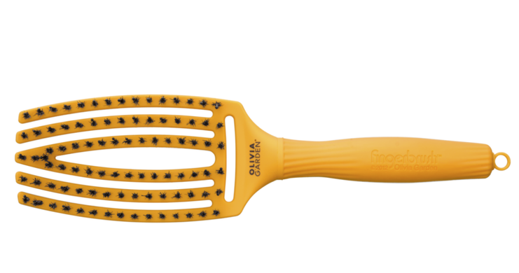 Щетка Olivia Garden Finger Brush Combo Medium Yellow Sunshine