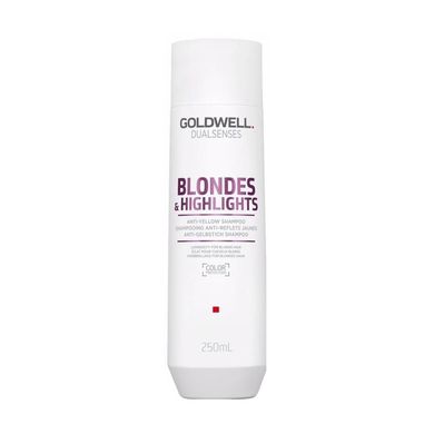 Шампунь Goldwell DSN Blondes & Highlights проти жовтизни для освітленого волосся 250 мл