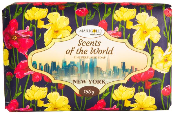 Мыло твердое парфюмированное Marigold natural Нью-Йорк 150 г
