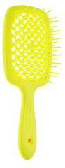 Расческа для волос прямоугольная желтая 21 см Janeke