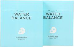 Гідрогелева маска для обличчя, відновлює водний баланс Water Balance Hydrogel Mask All Skin Types Lindsay 10 шт.
