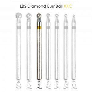 Фреза алмазна Diamond Burr Ball XXC d = 3 мм LBS