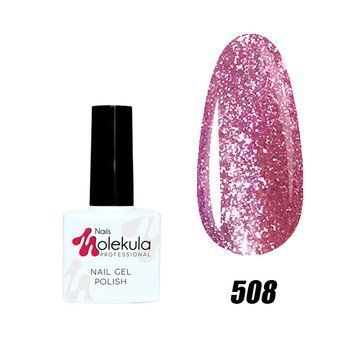 Гель-лак Diamond №508 амарантового-рожевий Nails Molekula 11 мл