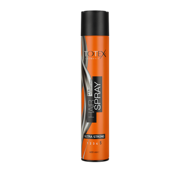 Лак для укладання волосся ультра-сильної фіксації Totex Hair Spray Ultra Strong 400 мл
