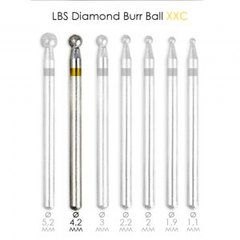 Фреза алмазная Diamond Burr Ball XXC d=4,2мм LBS