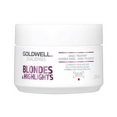 Маска для волос Goldwell DSN Blondes&Highlights 60 сек. восстанавливающая для нейтрализации желтизны 200 мл