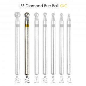 Фреза алмазна Diamond Burr Ball XXC d = 4,2мм LBS