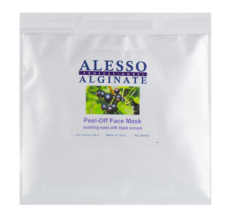 Маска&nbsp;альгінатна&nbsp;заспокійлива&nbsp;з чорною смородиною Alginate Peel-Off Face Mask&nbsp;ALESSO 25 г