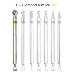 Фреза алмазная Diamond Burr Ball XXC d=5,2мм LBS