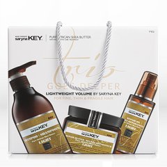 Набір для відновлення волосся Trio Damage repair Light Saryna Key (шампунь 500 мл, маска 500 мл, олія 105 мл)