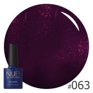 Гель-лак для нігтів NUB 063 Rebel Heart 8 мл