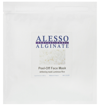 Маска&nbsp;альгінатна&nbsp;освітлююча&nbsp;омоложуюча&nbsp;Alginate Luminous Rice Peel-Off Whitening Mask&nbsp;ALESSO 25 г