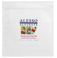 Маска альгінатна напівпрозора Translucent Alginate Peel-Off Face Mask With Red Berries ALESSO 40 г