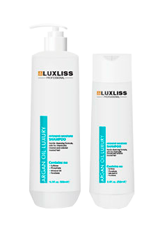 Увлажняющий аргановый шампунь Luxliss Intensive Moisture Shampoo 250 мл