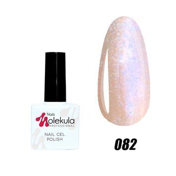 Гель-лак №82 хамелеон персиковий з блакитним відливом Nails Molekula 11 мл