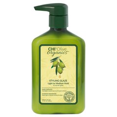 Глазур для укладання волосся на основі оливкової олії CHI Olive Organics Styling Glaze 340 мл